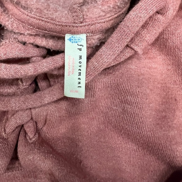 Free People Movement Lace Up Hoodie Medium - Picture 5 of 6